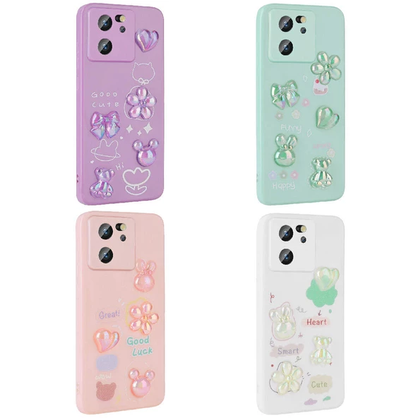 Xiaomi Mi 13T Pro Kılıf Kabartma Figürlü Parlak Toys Silikon Kapak - 2