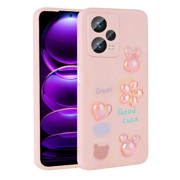 Xiaomi Redmi Note 12 4G Kılıf Kabartma Figürlü Parlak Toys Silikon Kapak - 5