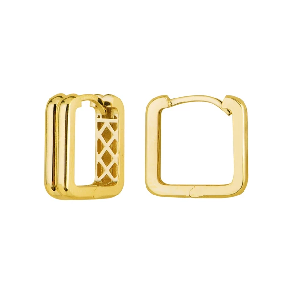 14 Ayar İtalyan Altın Küpe 3,9 gr - 4