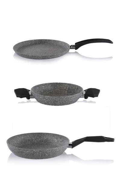 Schafer 26 cm Granit Tava 20 cm Sahan ve Krep Tavası