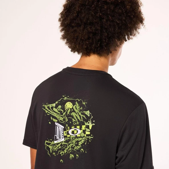 Oakley FINISH LINE CREW Erkek Tişört  OAK.FOA405438-OAK.02E - Resim 5