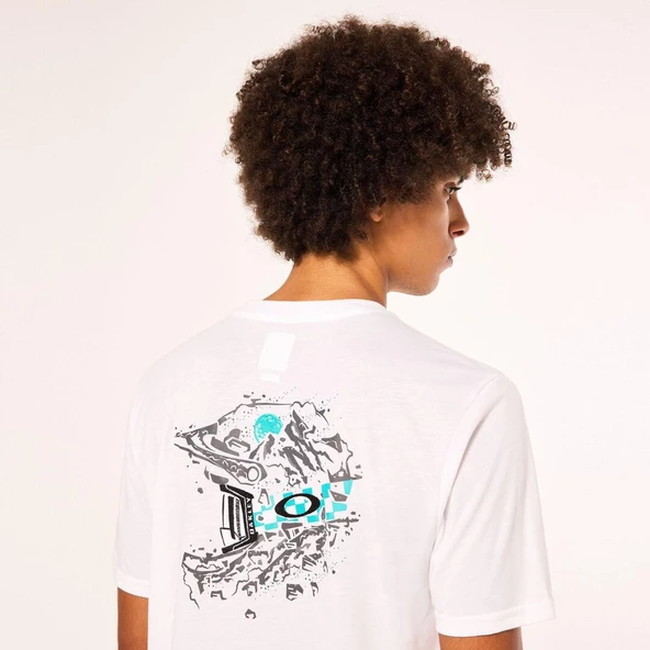 Oakley FINISH LINE CREW Erkek Tişört  OAK.FOA405438-OAK.100 - Resim 4