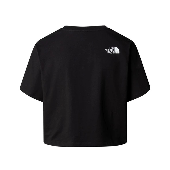 The North Face Kadın SIMPLE DOME CROPPED RELAXED Tişört NF0A87U4JK31 - Resim 2