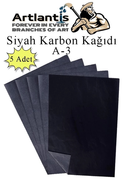 Karbon Kağıdı A3 5 Adet 29,7x42 cm Renkli Karbon Kağıdı Kopya Kağıdı Transfer Kağıdı - 2