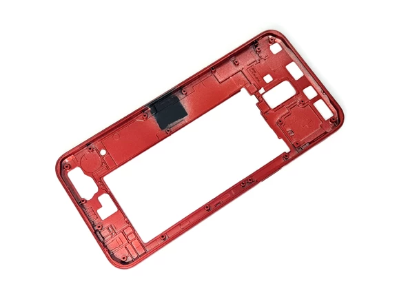 Samsung Galaxy J6 Plus Kasa Arka Pil Batarya Kapağı KIRMIZI - 3