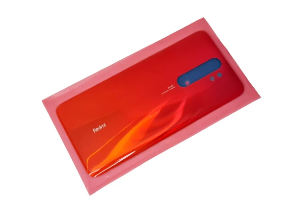 Xiaomi Redmi NOTE 8 PRO Arka Pil Batarya Kapağı (CAM) KIRMIZI