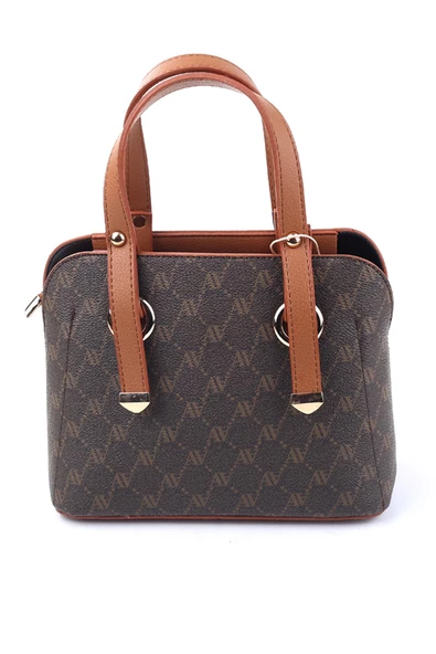 Armine 364 Nokta Baskılı Kadın El & Omuz Çantası - 7