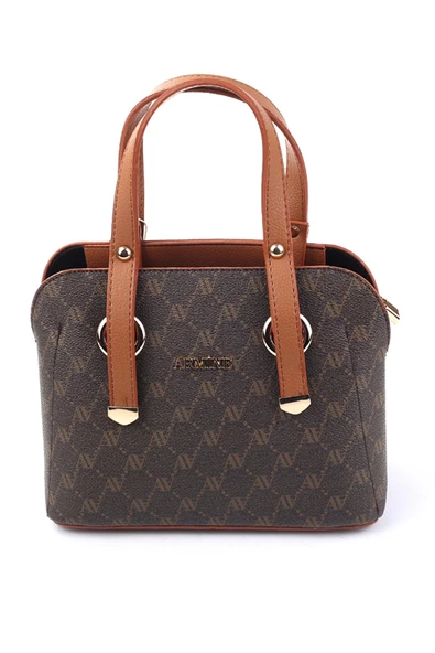 Armine 364 Nokta Baskılı Kadın El & Omuz Çantası - 2