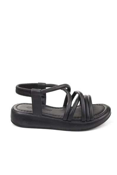 Castle Black 35243 Rahat Taban Günlük Kadın Sandalet - Resim 4