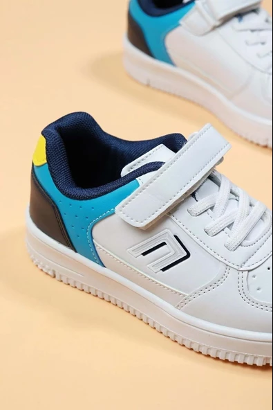 Cool Abel Erkek Çocuk Cırtlı Günlük Sneaker Spor Ayakkabı - 4