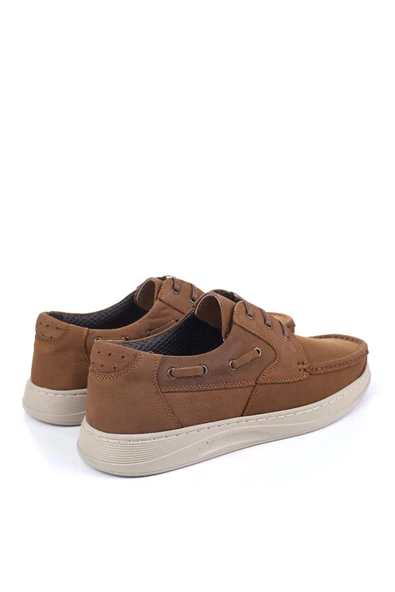 Walkenzo Erkek Hakiki Nubuk Deri Hafif Taban Günlük Ayakkabı - 4