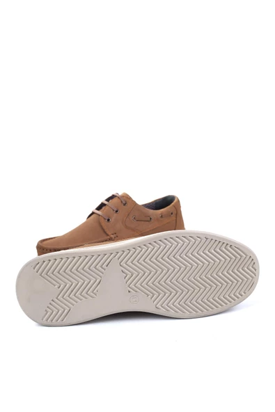 Walkenzo Erkek Hakiki Nubuk Deri Hafif Taban Günlük Ayakkabı - 5