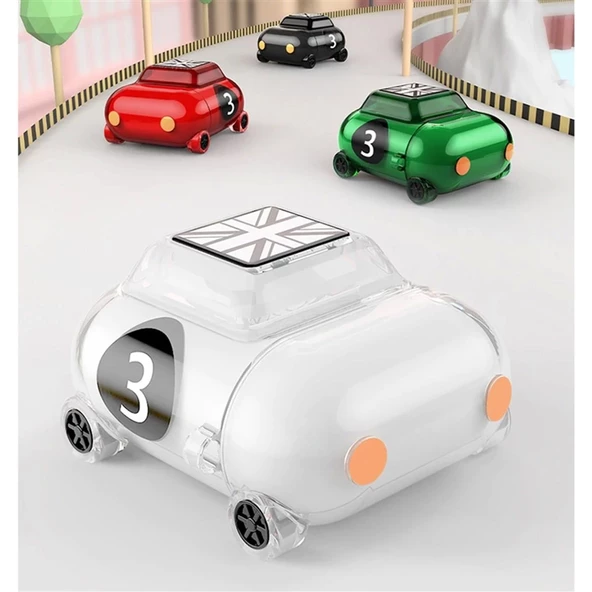 İphone Airpods 1. ve 2. Nesil Uyumlu Araba Figürlü Koruyucu Kılıf - Resim 4