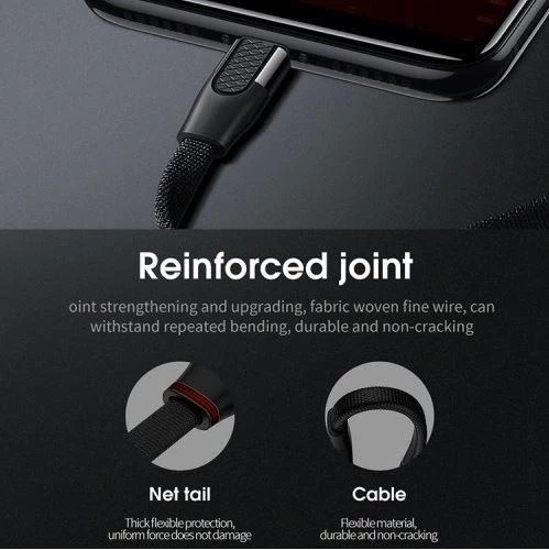 Joyroom S-M359 1M 2.4A İphone Lightning Hızlı Şarj ve Data Kablosu Kırmızı - Resim 4