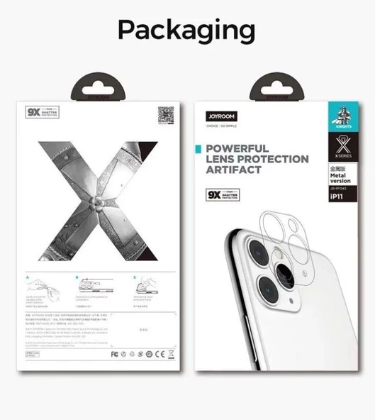 iPhone 11 Joyroom Kamera Lens Protector Glass 1.01 mm Anti Scratch ürün görseli