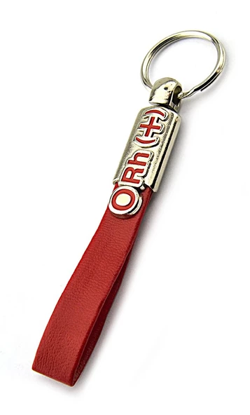 Kan Grubu Özel Yakut Seri Anahtarlık - 0 Rh+