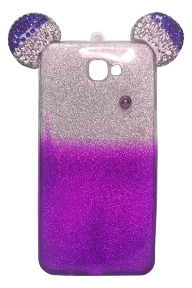 Taşlı Ponpon Kapak Telefon Kılıfı - 3