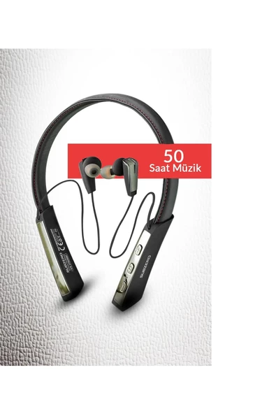 Ep99 Boyun Askılı Bluetooth Kulak Içi Kulaklık 50 Saat Müzik Dinleme Kablosuz Kulaklık