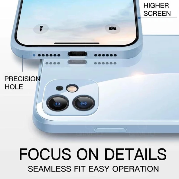 iPhone 11 Pro Parlak Cam Kamera Korumalı Telefon Kılıfı - 3