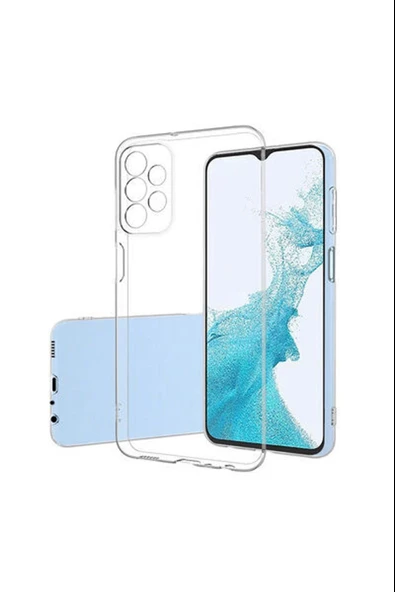 Samsung A23 Tıpalı Şeffaf Silikon - 3