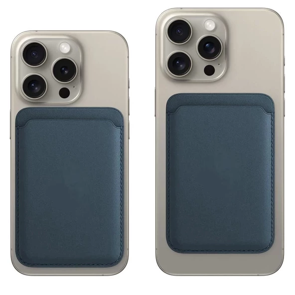 Magsafe Animasyonlu Deri Cüzdan 12-13-14-15 Modelleri İle Uyumlu - Resim 5