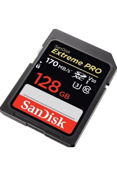 SanDisk Extreme Pro 128GB 170Mb/s V30 UHS-I U3 SDSDXXY-128G-GN4IN SDXC Hafıza Kartı-OUTLET - 3