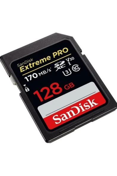 SanDisk Extreme Pro 128GB 170Mb/s V30 UHS-I U3 SDSDXXY-128G-GN4IN SDXC Hafıza Kartı-OUTLET - 2