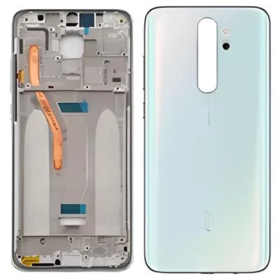 Xiaomi Redmi NOTE 8 PRO FULL Kasa Arka Kapak Takım BEYAZ