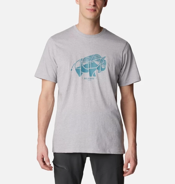 Columbia CSC M Range Roamer Outdoor Ss Tee Erkek Kısa Kollu Tişört CS0360-039 - 1
