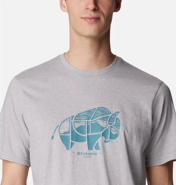 Columbia CSC M Range Roamer Outdoor Ss Tee Erkek Kısa Kollu Tişört CS0360-039 - 4