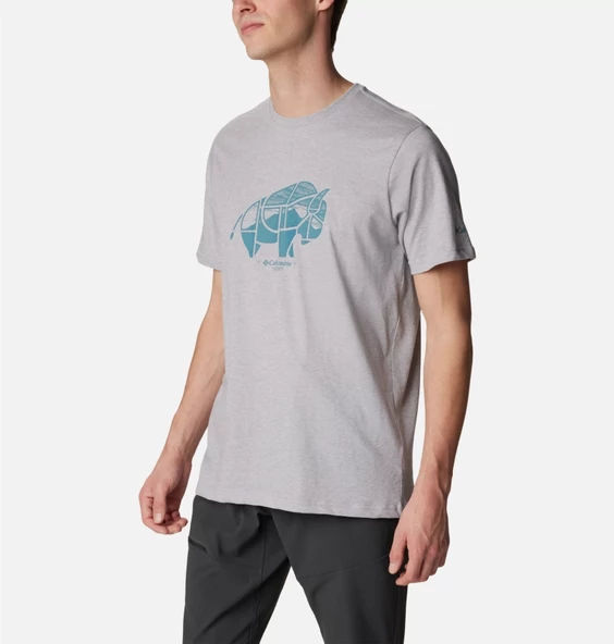 Columbia CSC M Range Roamer Outdoor Ss Tee Erkek Kısa Kollu Tişört CS0360-039 - 5