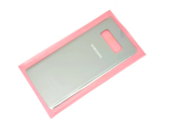 Tkgz Samsung Galaxy NOTE 8 Arka Pil Batarya Kapağı + PİL (CAM) GRİ - 2