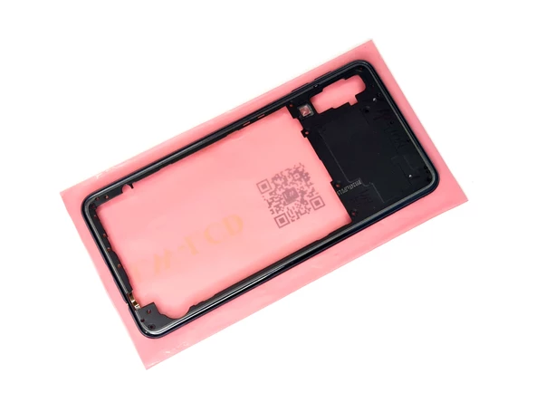 Samsung Galaxy A7 A750 (2018) kasa Arka Pil Batarya Kapağı SİYAH - Resim 2