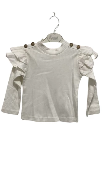 uğurböceğiçocuk Fiyonlu Süet Etekli Kız Çocuk 2'Li Takım 163 - 4