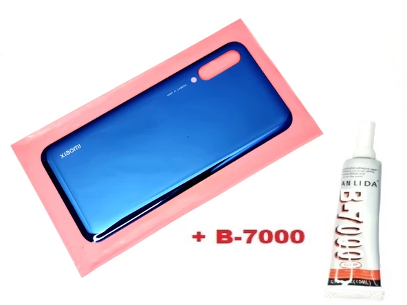 Xiaomi Mİ A3 Arka Pil Batarya Kapağı (CAM+B-7000) MAVİ