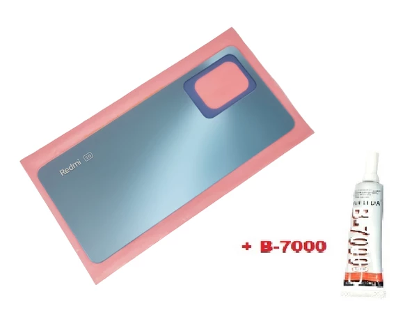 Xiaomi Redmi NOTE 12 PRO 5g Arka Pil Batarya Kapağı (CAM B-7000) MAVİ ürün görseli