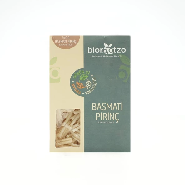 Biorootzo Artizan Bronz Kalıp Basmati Pirinç Casarecce 200 g