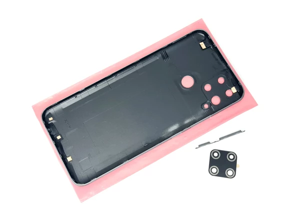 Oppo c15 kasa Arka Pil Batarya Kapağı Gri - Resim 2