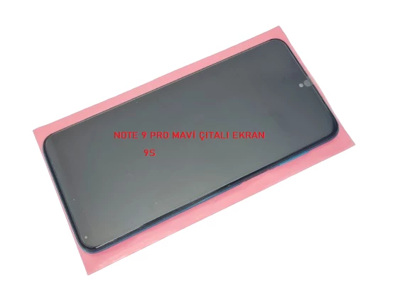 Xiaomi Redmi NOTE 9S Lcd Ekran Dokunmatik Orijinal (Full ÇITALI MAVİ)