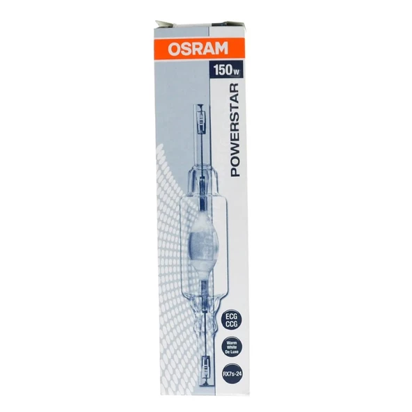 Osram 150W RX7S-24  Çift Uçlu Duy Metal Halide Ampul  Beyaz Işık - 2