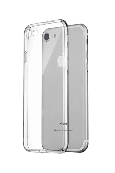 İphone XR Şeffaf Tıpalı Kamera Korumalı Silikon Kılıf