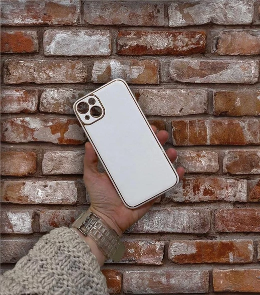 İphone 14 Plus Deri Görünümlü Coco Kapak-Kılıf ürün görseli