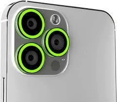 İphone 11 Fosforlu  Neon Lens Koruma - Resim 5