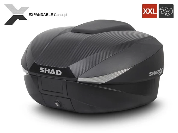 SHAD SH-58X ARKA ÇANTA (GENİŞLEYEBİLEN MODEL)