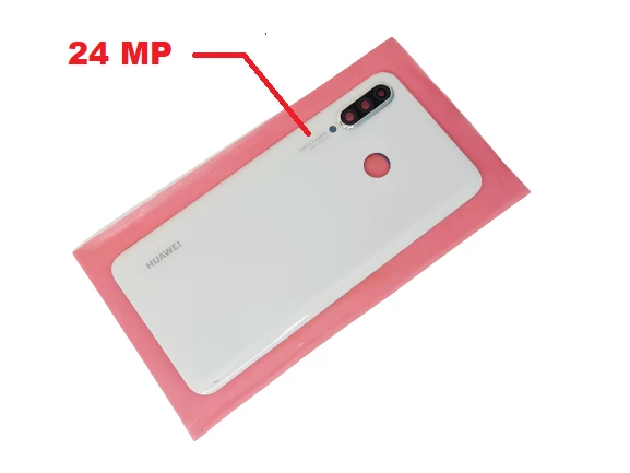 Huawei Uyumlu P30 Lite Arka Kapak ( Kamera Lensli 24 MP) BEYAZ
