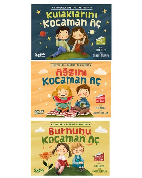 Duyularla Rabbimi Tanıyorum Ağzını Burnunu Kulaklarını Kocaman Aç Set - 4