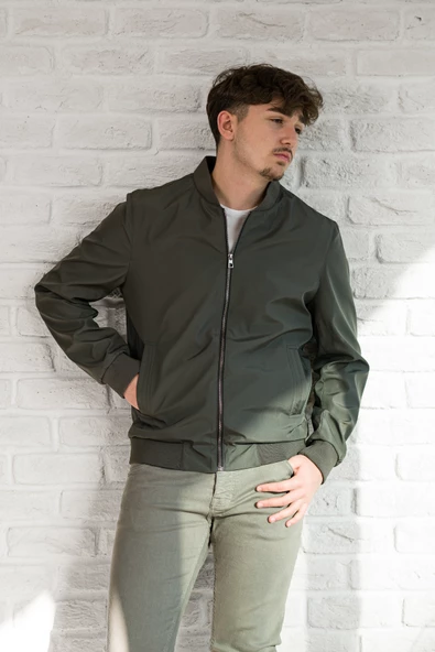 Advante Fermuar Kapamalı Yan Cepli İçi Astarlı Regular Fit Baharlık Pilot Mont - 3