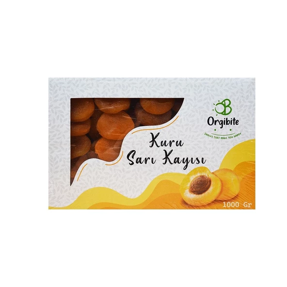Orgibite Kuru Sarı Kayısı Dizme 1 Kg