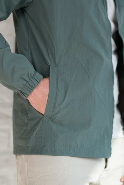 FBI Jeans Slimfit Gofre Kumaş Dik Yaka Astarlı Baharlık Mont - 4