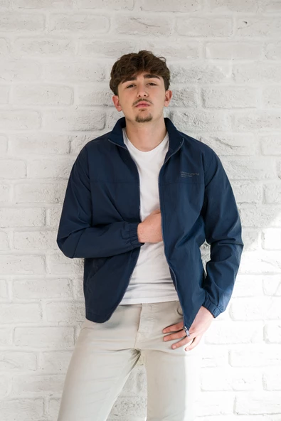 FBI Jeans Slimfit Gofre Kumaş Dik Yaka Astarlı Baharlık Mont - 7